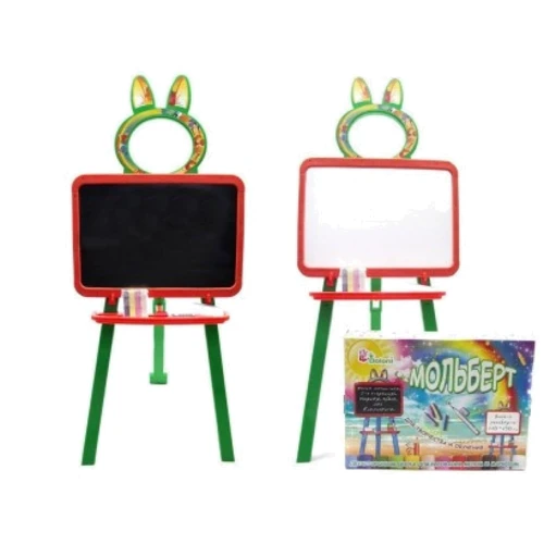 Мольберт для рисования DOLONI TOYS оранжево-зелёный (013777/3)