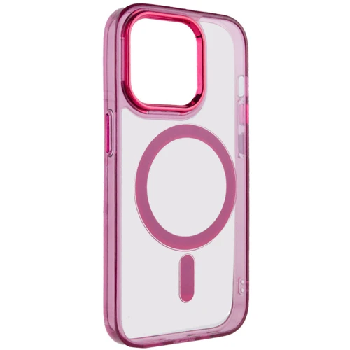 Чехол для iPhone Epik TPU Iris with MagSafe Burgundy for iPhone 14: Цвет бордовый