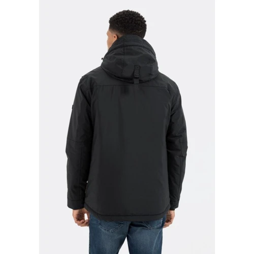 Куртка Camel Active Jacke 420204-6E75-08 54 черная демисезон с капюшоном: Тип застежки На молнии