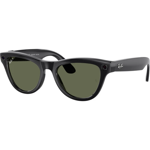 Смарт-окуляри Ray-Ban Meta Skyler Standard Shiny Black - G-15 Green size M (RW4010 601/9A 52-20)
