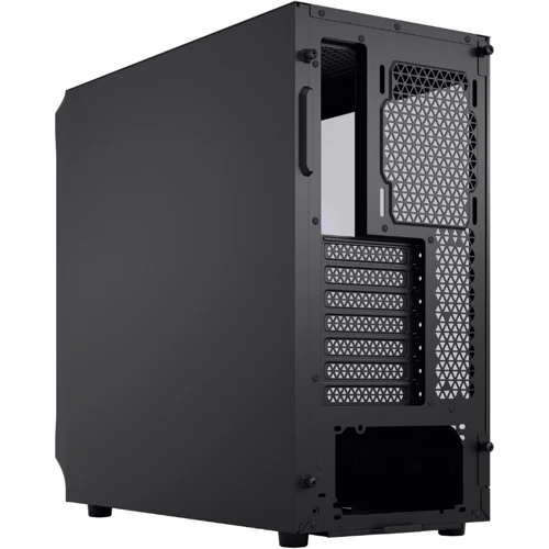 Корпус Fractal Design Focus 2 TG Black (FD-C-FOC2A-01): Матеріал передній панелі сталь