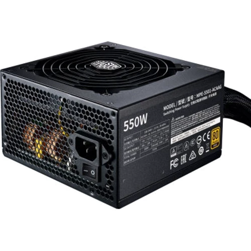 Блок питания Cooler Master MWE Gold 550 V2 (MPE-5501-ACAAG): Модульные (съемные) кабеля Full