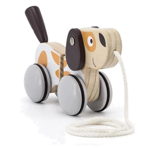 Деревянная каталка Viga Toys PolarB Собачка (44043)