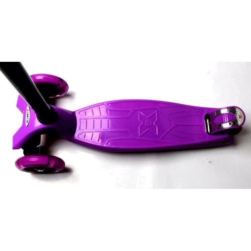 Дитячий самокат MAXI. Violet (всі колеса світяться): Тип коліс литі