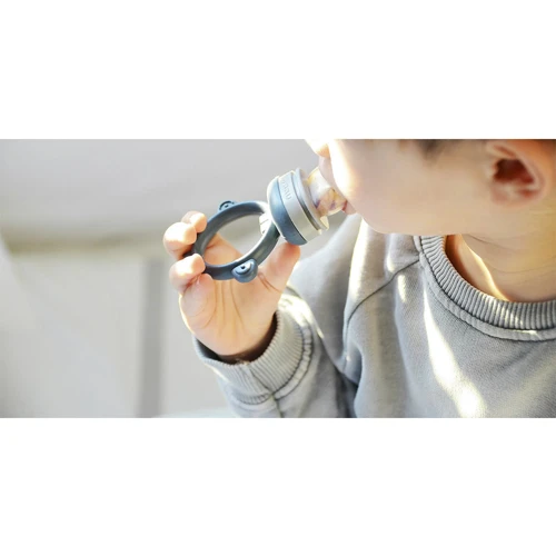 Ниблер MinikOiOi Pulps силиконовый Mineral Blue / Powder Grey (101130006): Цвет разноцветный