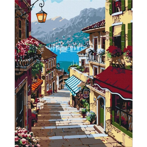 Картина за номерами Brushme Італійська вуличка 40x50 см (BS51962)