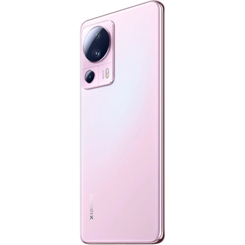 Смартфон Xiaomi 13 Lite 8/128Gb Lite Pink (Global): Камера Тройная 50 Мп (f/1.8) + 8 Мп (f/2.2) + 2 Мп (f/2.4) / Dual-LED вспышка / HDR / Двойная фронтальная камера 32 Мп (f/2.4) + 8 Мп (f/2.3)