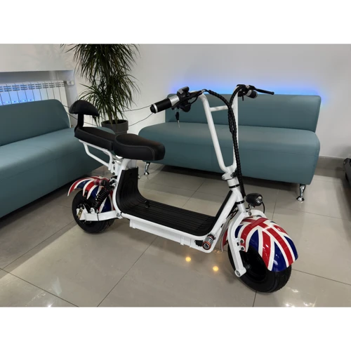 Електроскутер дитячий Atlas City 1000W White: Допустиме навантаження, кг 100