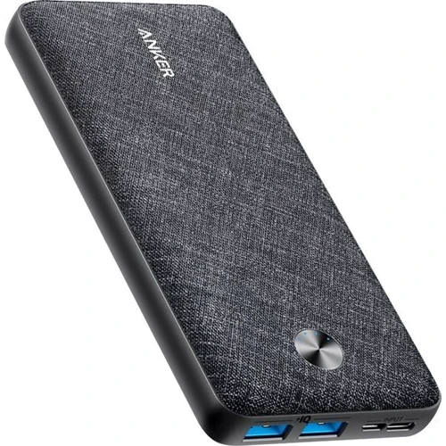 Внешний аккумулятор ANKER Power Bank PowerCore Essential 20000mAh 2xUSB + 2xUSB-C Black (A1268H11)