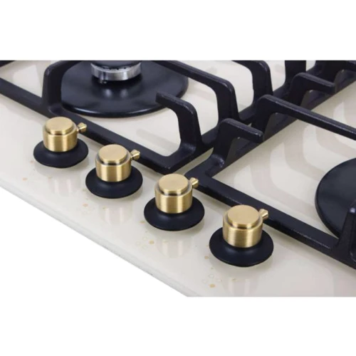Варильна поверхня газова Ventolux HSF640-M3G T (IVORY/BRONZE): Розміри для вбудовування (ШxГ) 55x47 см