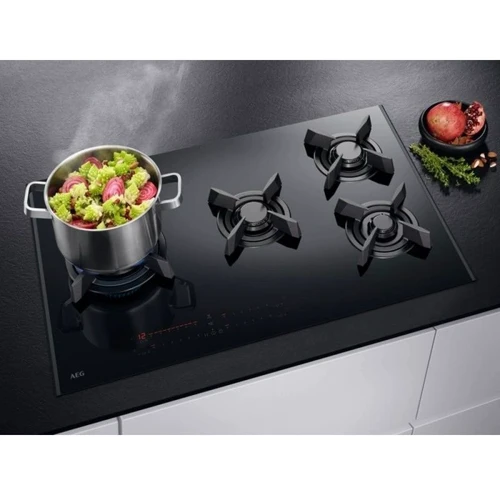 Варочная поверхность AEG HVB8453IB: Расположение панели фронтальное