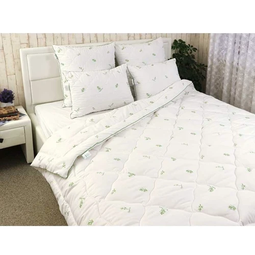 Одеяло Руно 140х205 cм + подушка 50х70 см (924.52_Bamboo Style_demi): Размер, см 205x140