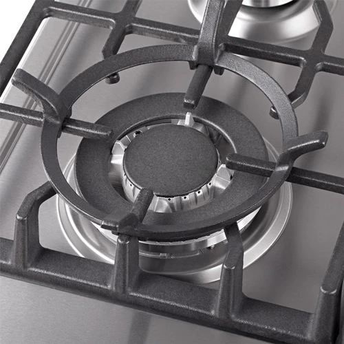Варочная поверхность газовая Pyramida PFX 643 Inox Luxe: Рабочая поверхность нержавеющая сталь
