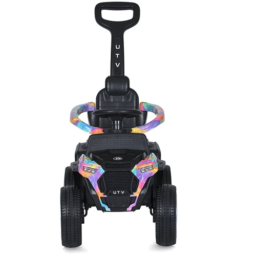 Дитячий електромобіль-толокар 2в1 Bambi Квадроцикл блакитний (M 5732EBLR-1)