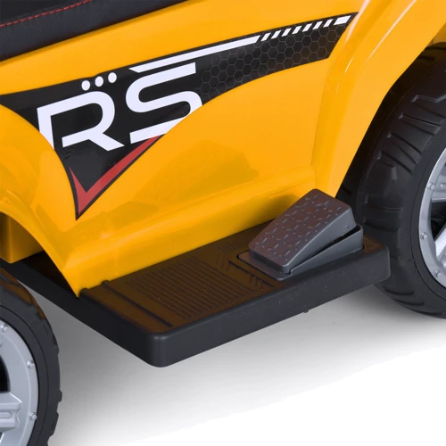 Детский электромобиль-толокар 2в1 Bambi желтый (M 5764EBLR-6)