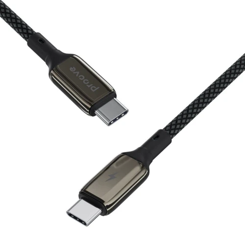 Кабель Proove Cable USB-C to USB-C Dense Metal 60w 1m Black (CCDM60002201): Довжина 1 м