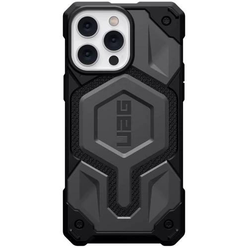 Чохол для iPhone Urban Armor Gear UAG Monarch Pro Magsafe Kevlar Silver (114031113933) для iPhone 14 Pro Max