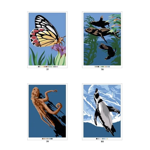 Раскраска Жорж 100 магических раскрасок: Фауна (укр) (Z101066У)