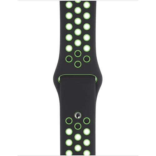 Аксесуар для Watch Apple Sport Band Nike Black/Lime Blast (MXQW2) for Apple Watch 38/40mm