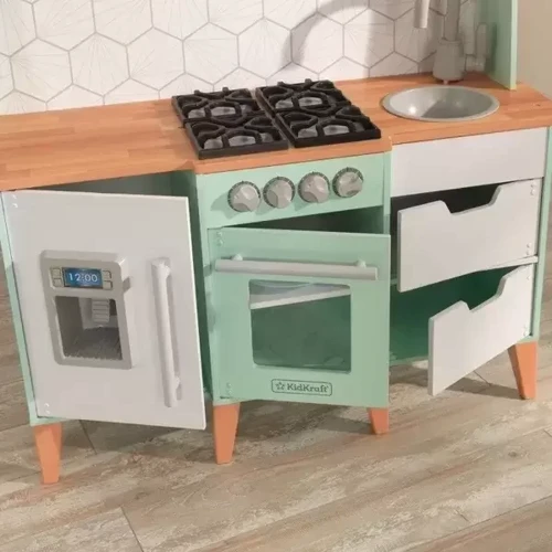 Детская кухня KidKraft Mid-Century Modern с системой легкого складывания EZ Kraft Assembly (53432) фото 4