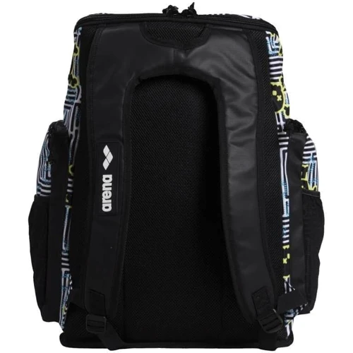 Рюкзак Arena Team Backpack 45 Allover черный (002437-120): Тип ручки Плечевой ремень, Короткая ручка