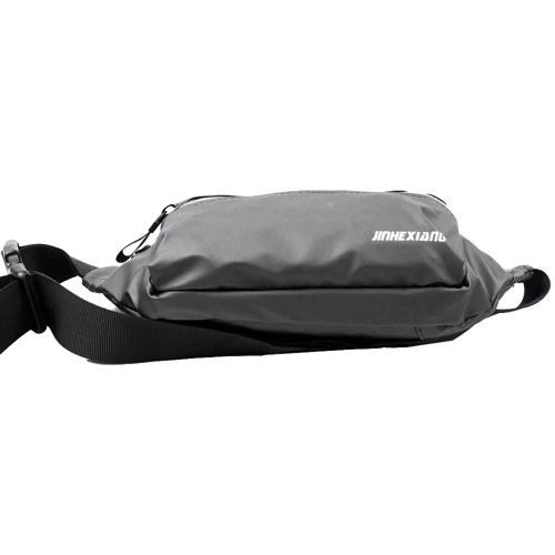 Мужская поясная сумка Valiria Fashion серая (4DETBP3252-9): Тип ручки Поясной ремень