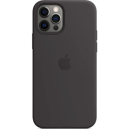 Чохол для iPhone Apple Silicone Case with MagSafe Black (MHL73) for iPhone 12 / iPhone 12 Pro фото 6