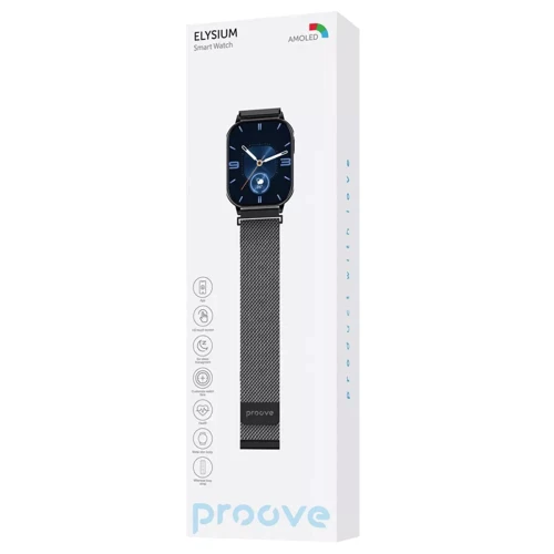 Смарт-часы Proove Elysium Black: Время работы 7 дней