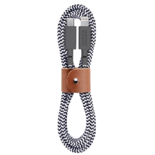 Кабель Native Union Cable USB-C to Lightning Belt 1.2m Zebra (BELT-KV-CL-ZEB-2)