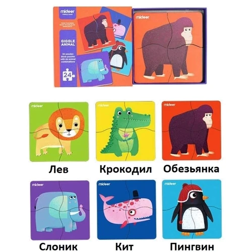 Деревянный пазл Зверушки MiDeer MD3036: Производитель MiDeer