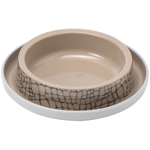 Миска для котов Moderna Trendy Dinner Cat WildLife 15.7x15.7x3.4 см 210 мл диаметр см светло-коричневая (44330)