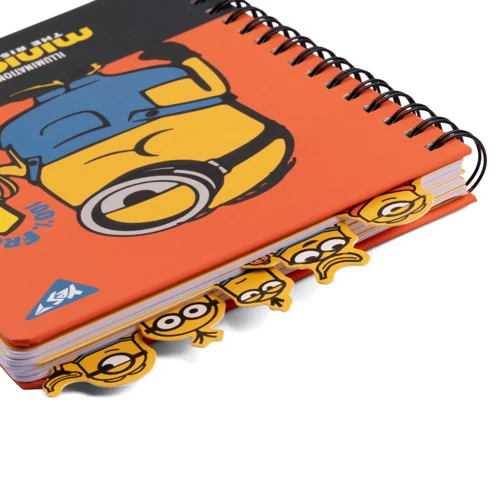 Блокнот YES Minions спіраль з роздільниками А5 80 аркушів (151778): Виробник YES