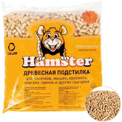 

Наполнитель для грызунов Hamster с запахом лаванды 0.8 кг (5055)