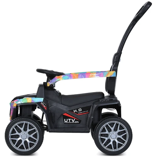 Дитячий електромобіль-толокар 2в1 Bambi Квадроцикл блакитний (M 5732EBLR-1)