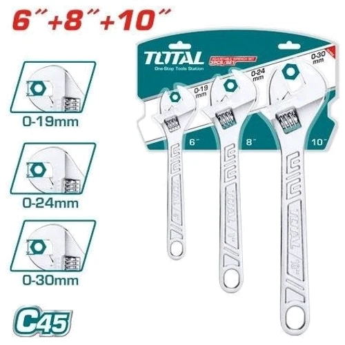 Набір розвідних ключів Total THTK1013 (3 шт): Призначення набору слесарный