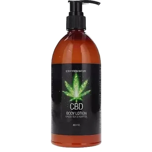 Набор для ванны и душа CBD Luxe Care set - GREEN TEA & HEMP OIL (2 предмета)