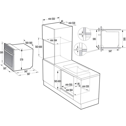 Духова шафа електрична Gorenje BOP637E20XG: Клас енергоспоживання A+