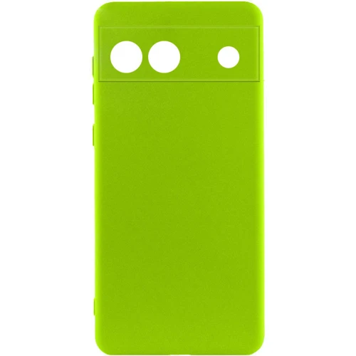 Чохол для телефона Lakshmi Case Silicone Cover Full Camera Neon Green для Google Pixel 6a