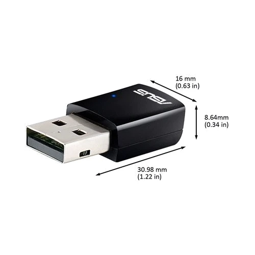 Маршрутизатор Wi-Fi ASUS RT-AC52U Combo Pack: Радіус дії в приміщенні до 50 м