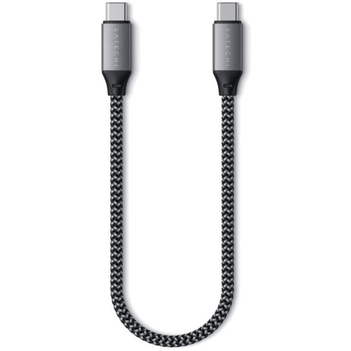 Кабель Satechi Cable USB-C to USB-C 100W 25cm Space Grey (ST-TCC10M)