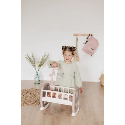 Колиска Smoby Toys Baby Nurse з мобілем Рожевий (220372) фото 4