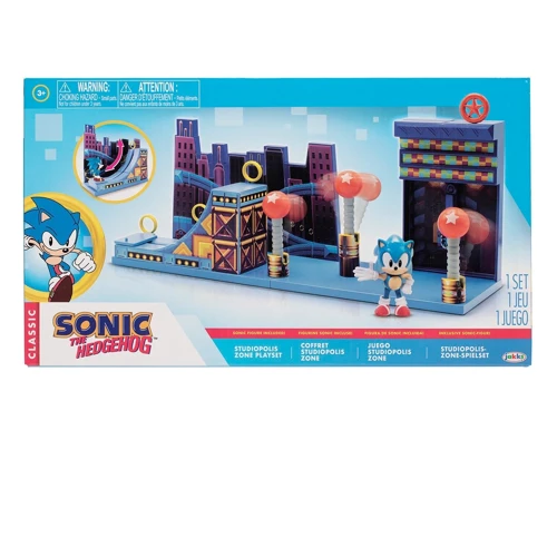 Игровой набор Sonic the Hedgehog Соник в Студиополисе с фигуркой 6 см (406924-RF1)