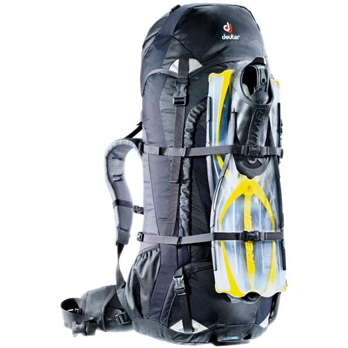 Рюкзак Deuter Quantum 70 + 10 Black-silver (3510415): Цвет черный