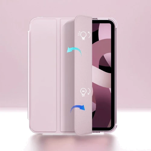 Аксесуар для iPad BeCover Soft Edge з Pencil Mount Pink для iPad Air 2020/iPad Air 2022 (708773): Особливості Приятен на ощупь, Складывается в подставку, Стильный внешний вид, Стильный дизайн, Удобно держать в