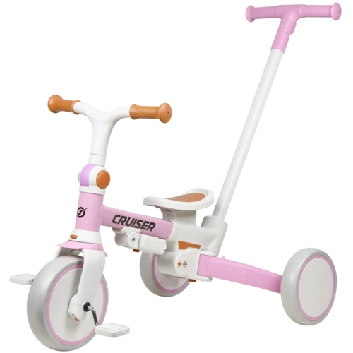 Велосипед-беговел Tri-cycle Cruiser Milano 001, Розовый