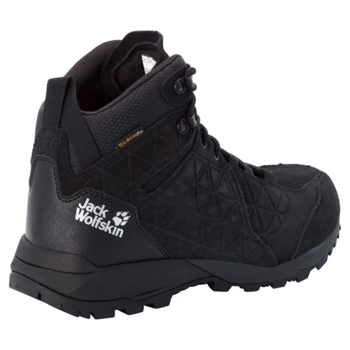 Ботинки Jack Wolfskin Cascade Hike Lt Texapore Mid M 4035461-6156 43.5 черные натуральная замша зимние фото 5