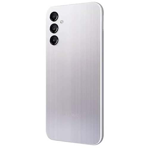 Смартфон Samsung Galaxy A14 4/64GB Silver A145F: Камера Тройная 50 МП (f/1.8) + 5 МП (f/2.2) + 2 МП (f/2.4) / LED вспышка / HDR / Панорама / Фронтальная 13 МП (f/2.0)