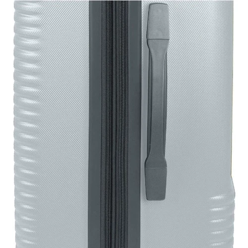 Валіза Gabol Balance XP (L) Silver сріблястий (123447-022): Застібка Блискавка