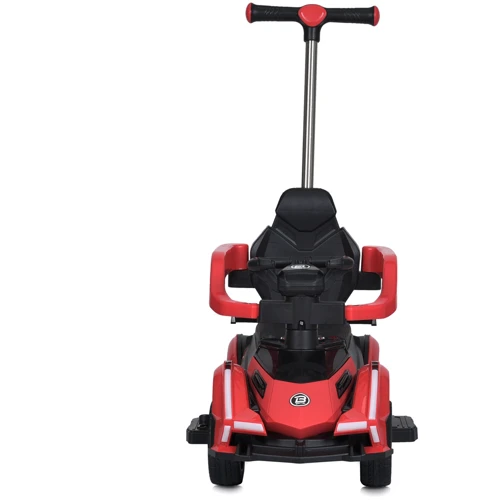 Дитячий електромобіль-толокар 3в1 Bambi червоний (M 5781EBLR-3)