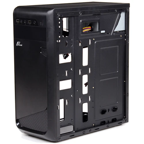 Корпус Frime FC-210B Black 2*USB ATX FPO-400-8: Потужність БЖ, Вт 400